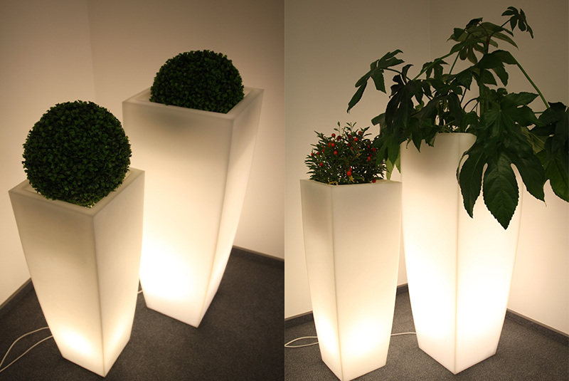 Donica ogrodowa Juno 75cm z podświetleniem