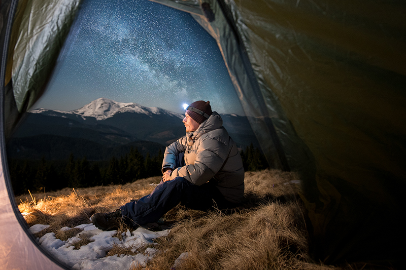 Latarka czołowa solarna z czujnikiem ruchu LS01 DecHLSol01