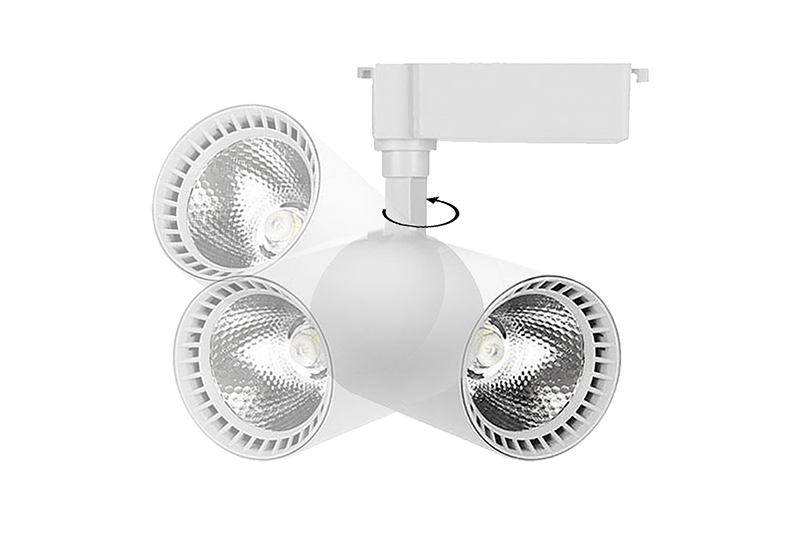 Reflektor szynowy LED biały