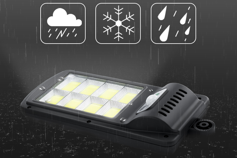 Uliczna lampa solarna LED 32W z czujnikiem ruchu i zmierzchu DecRemUlMinSol01