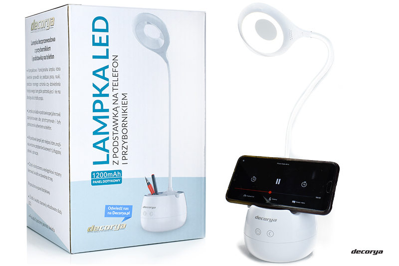 Lampa biurkowa LED LB05 z organizerem DecLampBi05