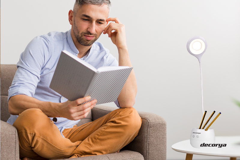 Lampa biurkowa LED LB05 z organizerem DecLampBi05