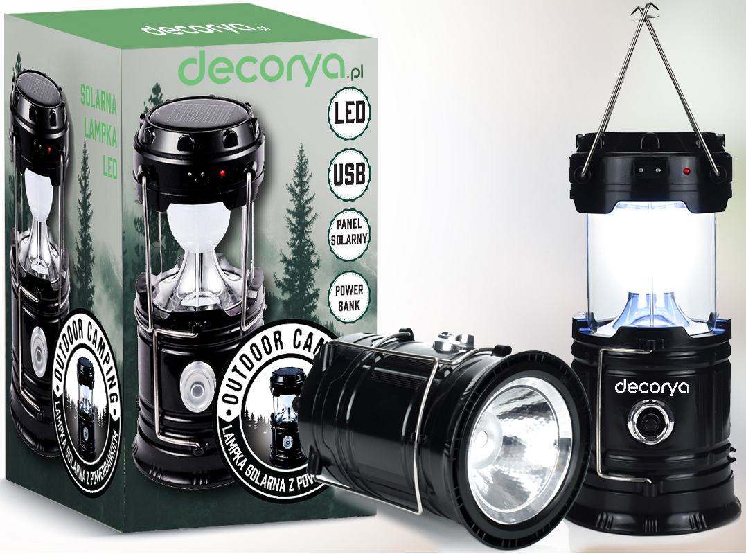 Lampka turystyczna LED C04 5W 4500K akumulatorowa deccamp04