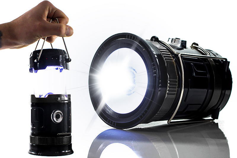 Lampka turystyczna LED C04 5W 4500K akumulatorowa deccamp04