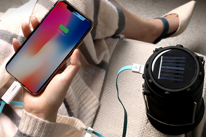 Lampka turystyczna LED C04 5W 4500K akumulatorowa deccamp04