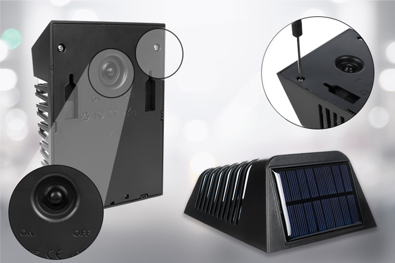 Kinkiet solarny LED z czujnikiem zmierzchu KSZ04