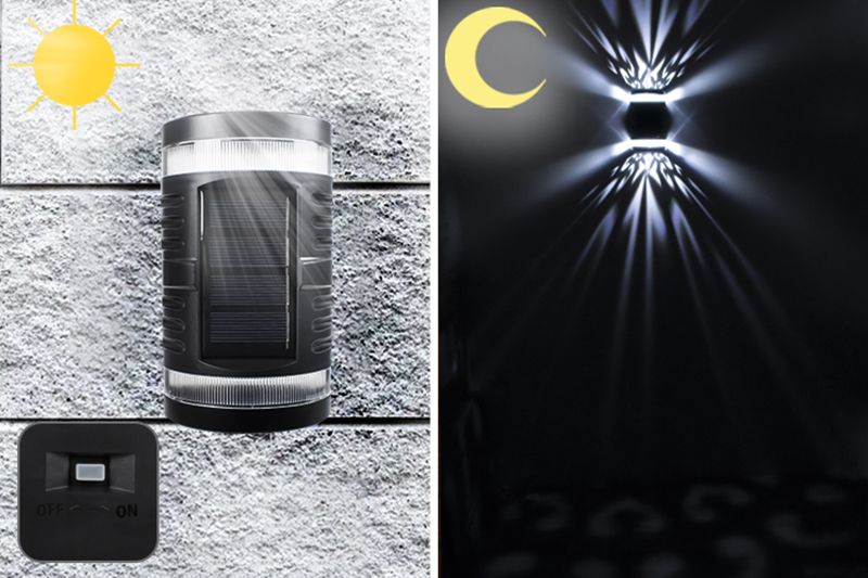 Kinkiet solarny LED z czujnikiem zmierzchu KSZ05