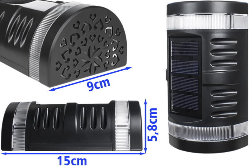 Kinkiet solarny LED z czujnikiem zmierzchu KSZ05