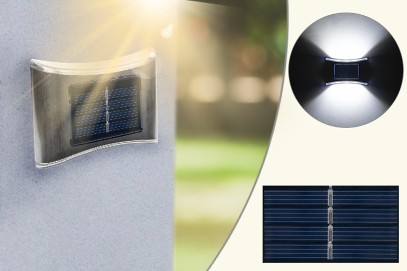 Kinkiet solarny LED z czujnikiem zmierzchu KSZ07