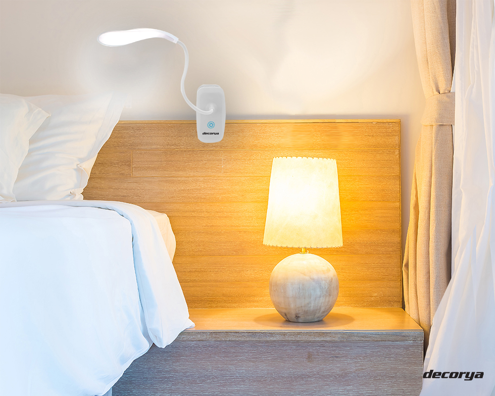 Lampka biurkowa bezprzewodowa LED z klipsem DL05