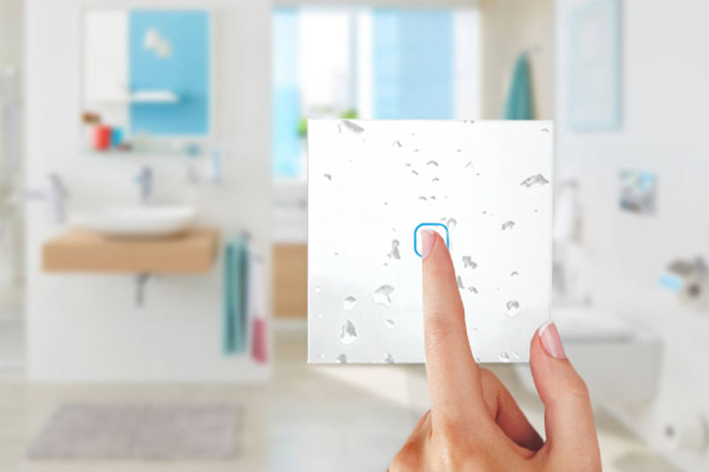 Włącznik światła dotykowy pojedynczy z pilotem – biały