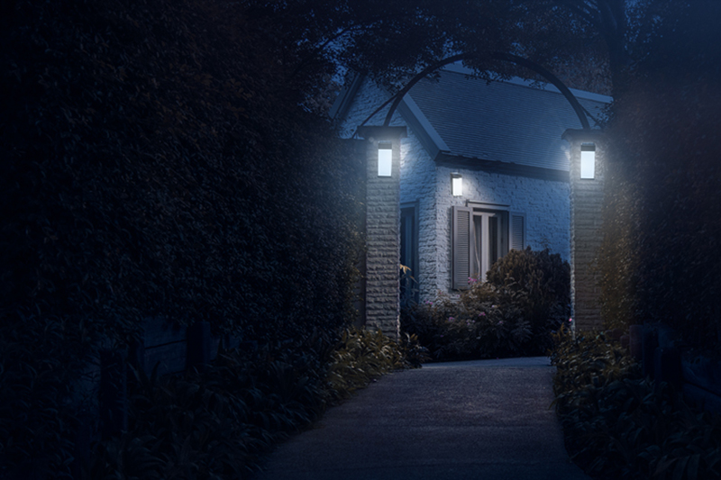 Kinkiet solarny LED z czujnikiem zmierzchu KSZ03