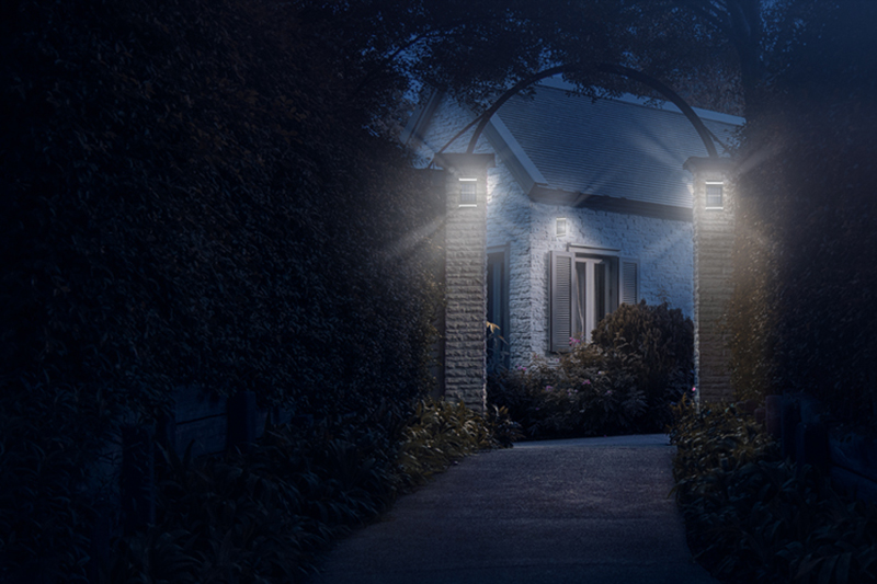 Kinkiet solarny LED z czujnikiem zmierzchu KSZ06