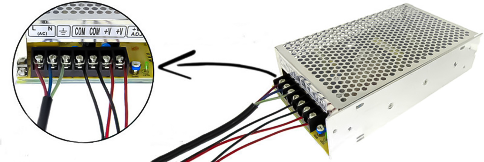 Zasilacz modułowy 12V 100W 8.33A IP20