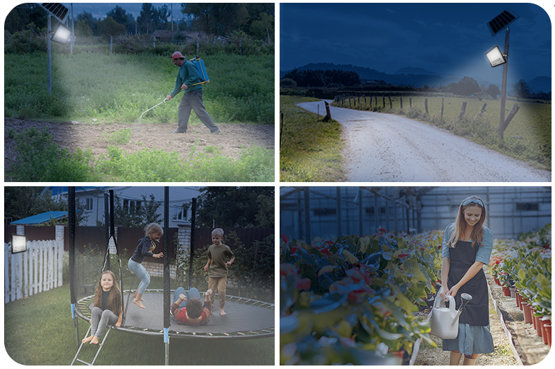 Naświetlacz solarny LED wodoodporny 30W IP67 z pilotem