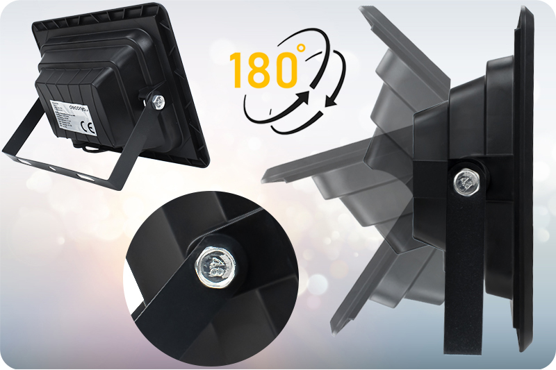 Naświetlacz solarny LED wodoodporny 30W IP67 z pilotem