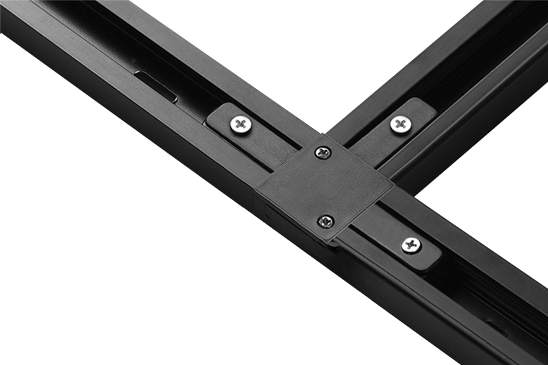 Łącznik do szynoprzewodów typ T krzyżowy - czarny