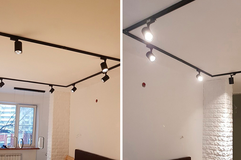 Łącznik do szynoprzewodów typ T krzyżowy - czarny