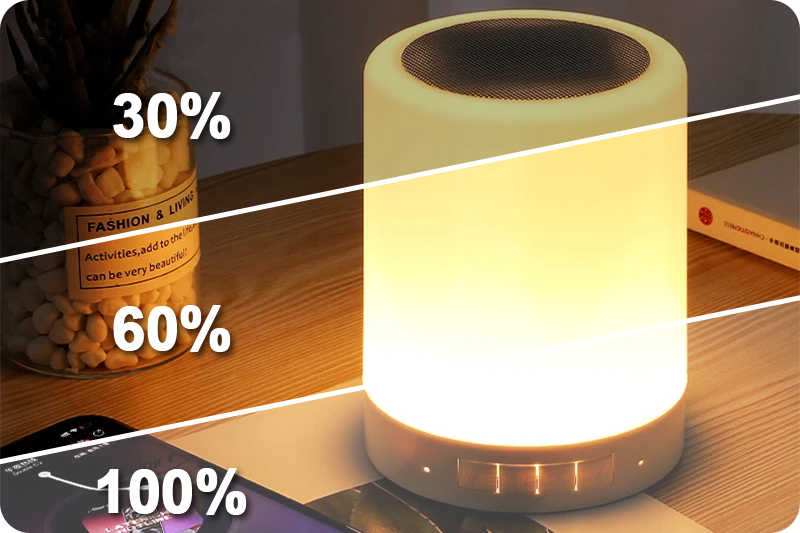 Bezprzewodowa lampka dotykowa RGB z głośnikiem Bluetooth