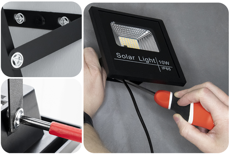 Naświetlacz solarny LED 10W IP65 z czujnikiem zmierzchu