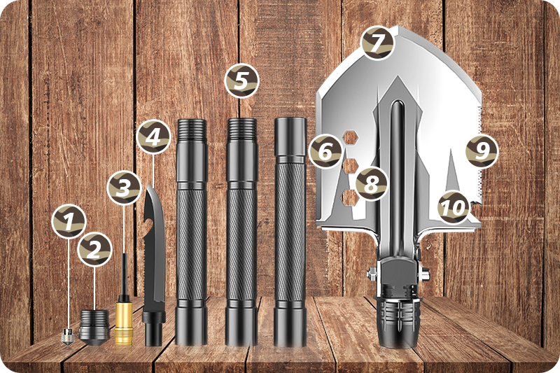 Saperka wojskowa wielofunkcyjna Tahan 12w1