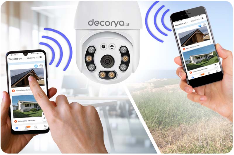 Kamera obrotowa WiFi do monitoringu domu DC01