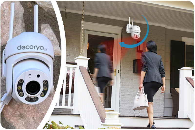 Kamera obrotowa WiFi do monitoringu domu DC01