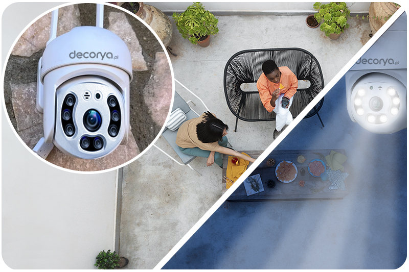 Kamera obrotowa WiFi do monitoringu domu DC01