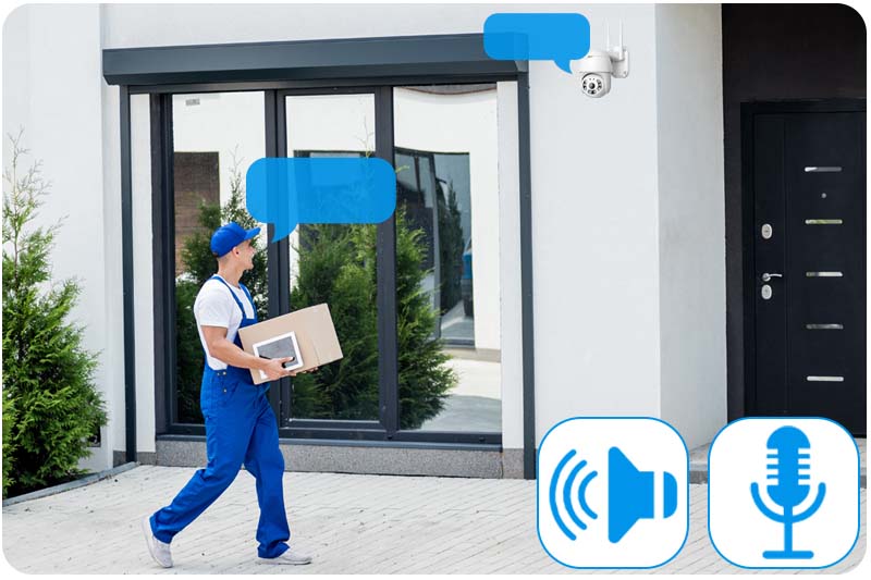 Kamera obrotowa WiFi do monitoringu domu DC01