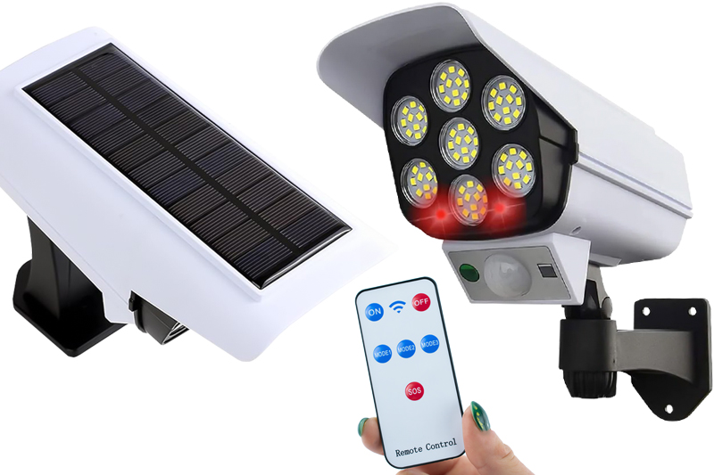 Atrapa kamery zewnętrznej DCF01 z lampą LED i czujnikiem ruchu