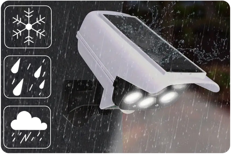 Atrapa kamery zewnętrznej DCF01 z lampą LED i czujnikiem ruchu