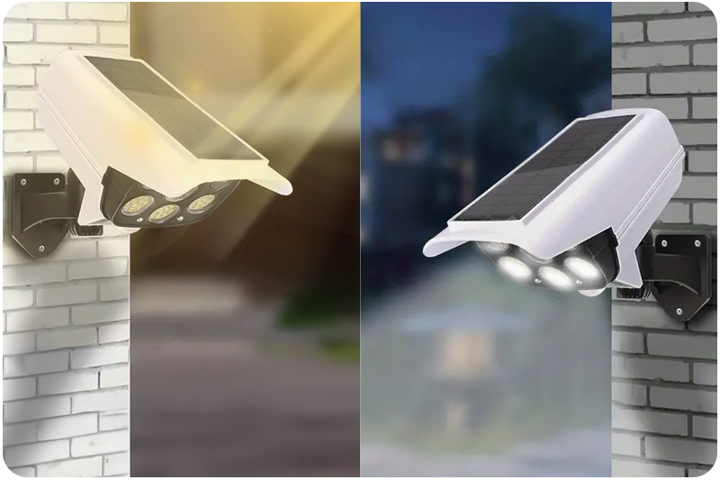 Atrapa kamery zewnętrznej DCF01 z lampą LED i czujnikiem ruchu