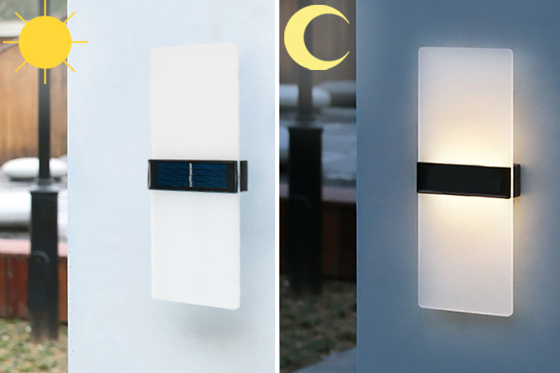 Kinkiet solarny LED z czujnikiem zmierzchu KSA13