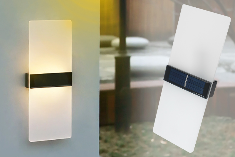 Kinkiet solarny LED z czujnikiem zmierzchu KSA13