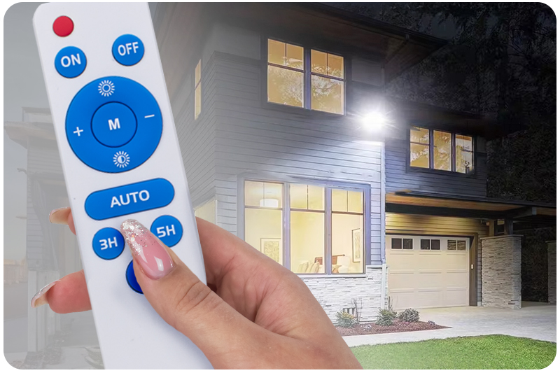 Naświetlacz solarny LED wodoodporny Hammer 100W IP66 z pilotem