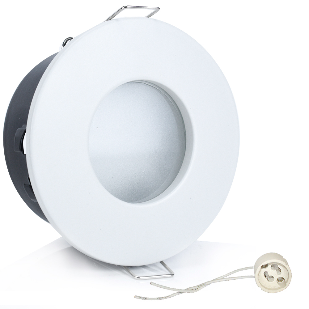 OPSUFWODD01KO_WH_min01 Oprawa sufitowa wodoszczelna IP64 DKO01 z gniazdem GU10 - biała