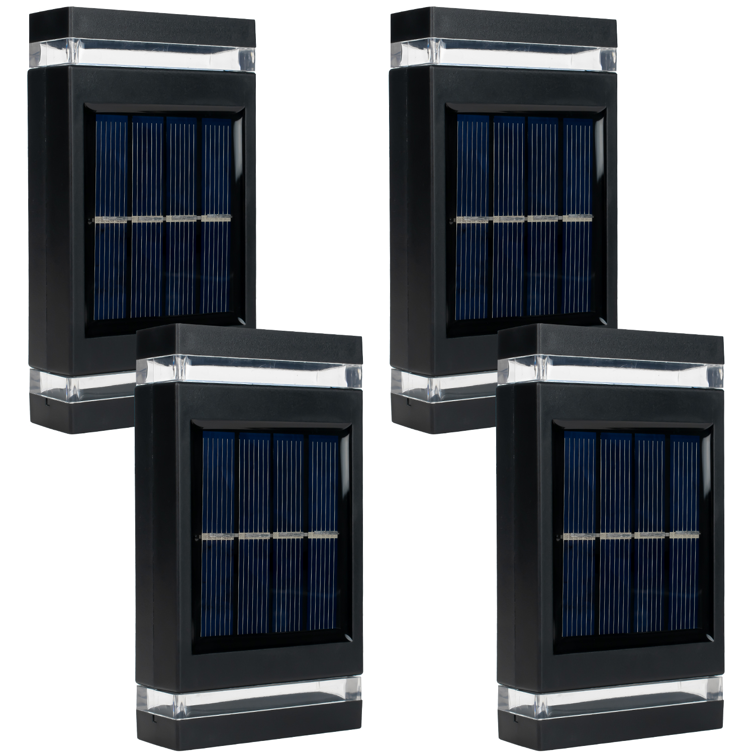 Kinkiet solarny LED z czujnikiem zmierzchu KSZ06 IP65 1W 4500K 110x60x25mm - 4 szt.