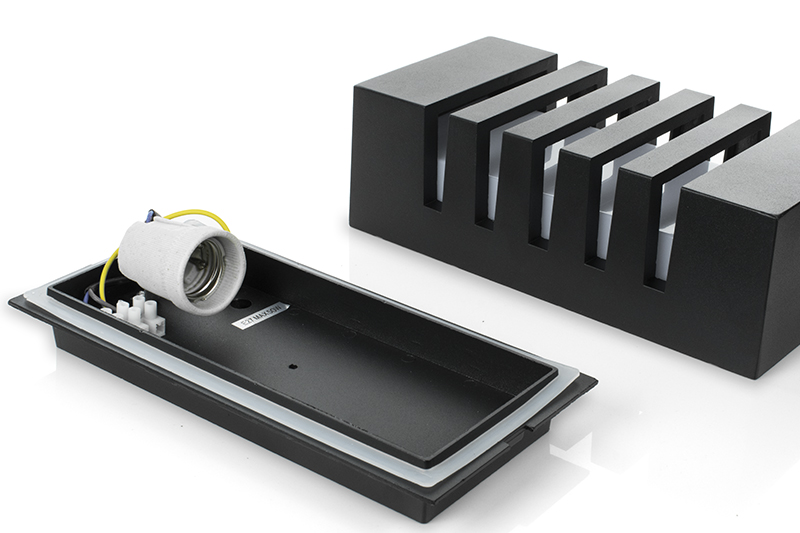 Kinkiet dekoracyjny zewnętrzny / wewnętrzny Koga KZK01 E27 IP55