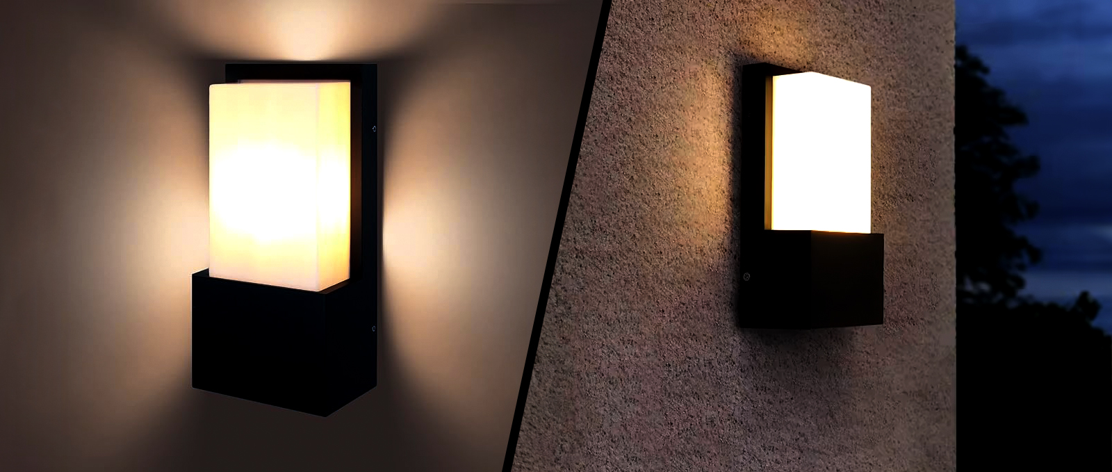 Kinkiet dekoracyjny zewnętrzny / wewnętrzny Koga KZK02 E27 IP55