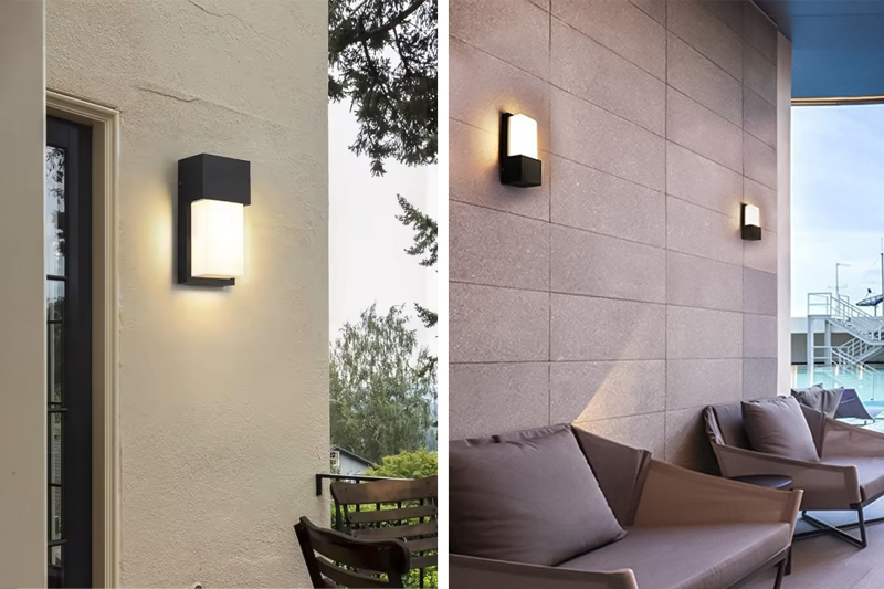 Kinkiet dekoracyjny zewnętrzny / wewnętrzny Koga KZK02 E27 IP55