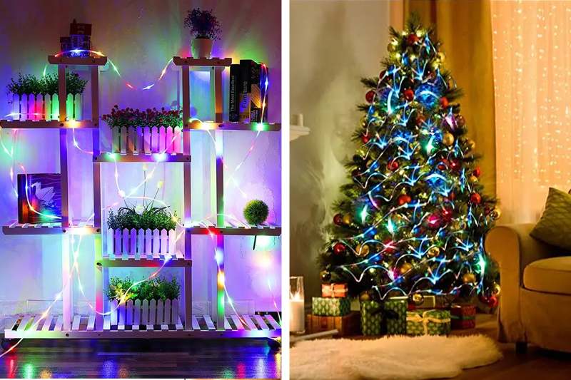 Wąż LED świetlny zewnętrzny wielokolorowy RGB IP67 z pilotem i z wtyczką 230V