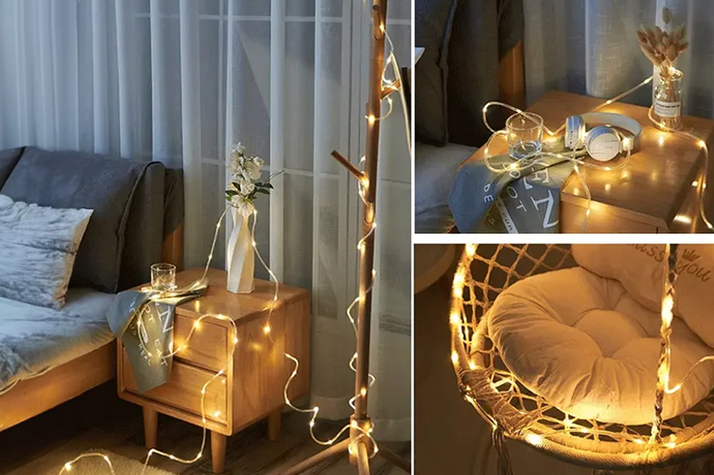 Wąż LED świetlny zewnętrzny barwa biała ciepła IP67 z pilotem i z wtyczką 230V