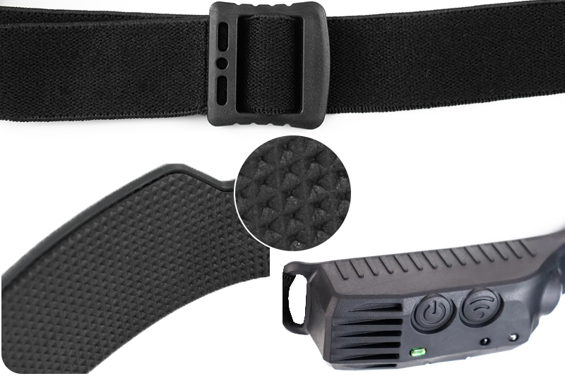 Latarka na głowę czołówka LED Decorya TripleFlex USBC wodoodporna z czujnikiem