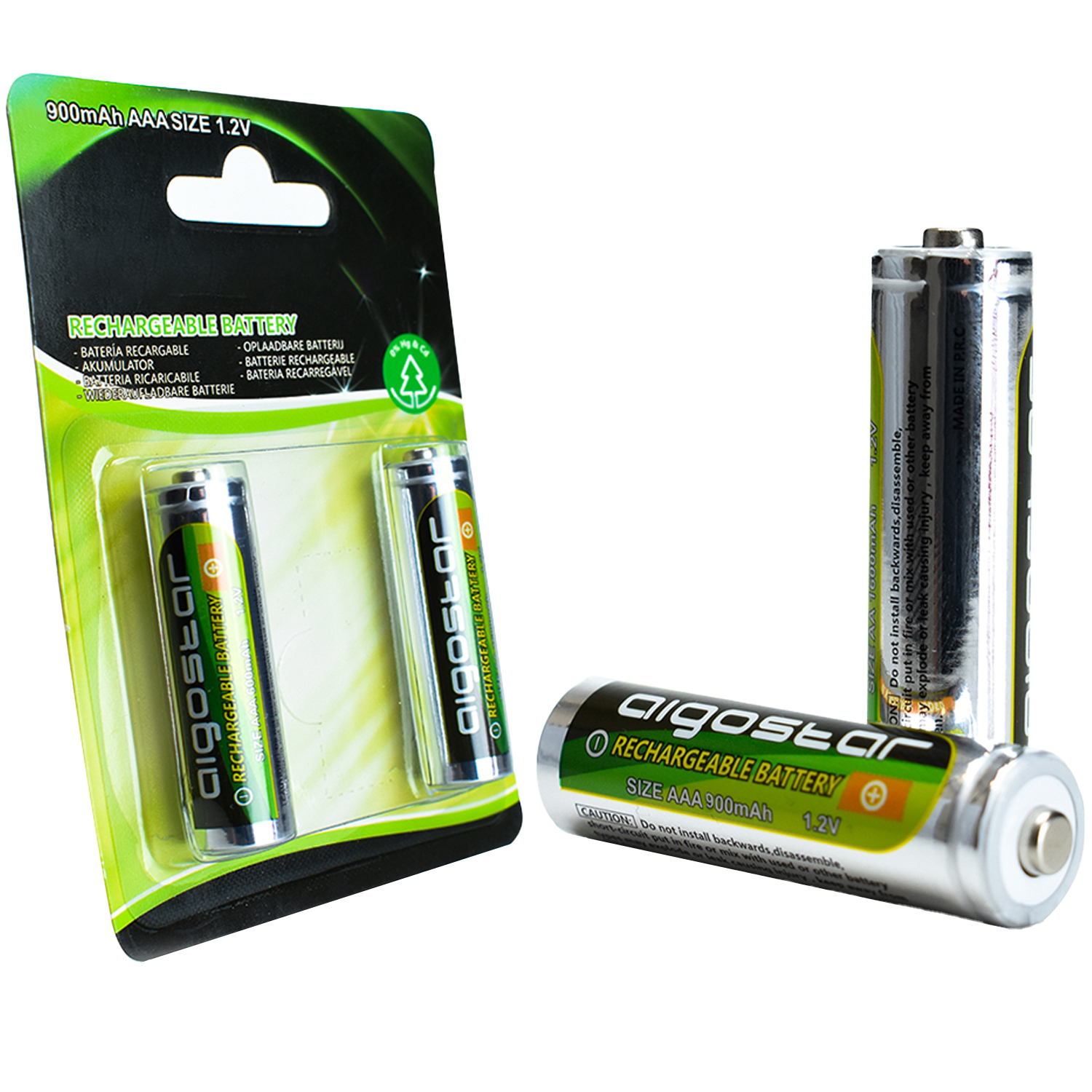 Akumulatory AAA 900 mAh Ni-MH (2 szt.) 1.2 V